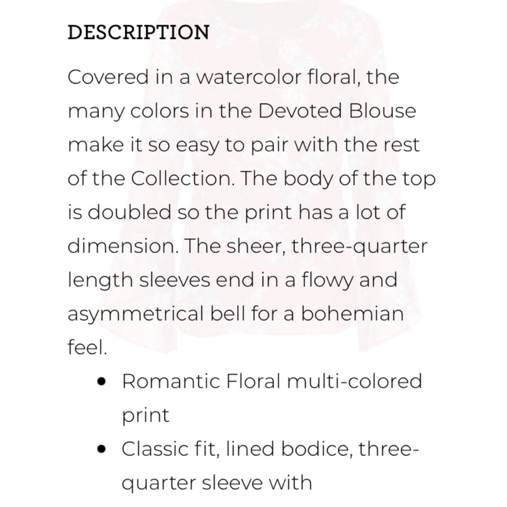 CAbi Tether Pullover - Picture 2 of 2